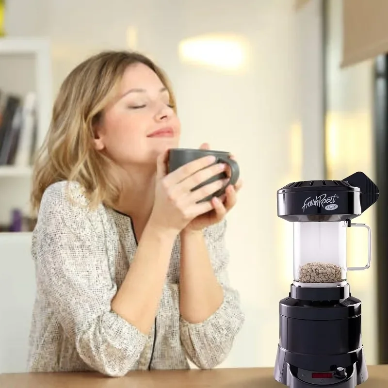 Fresco Assado Automático Torrador De Feijão De Café Em Casa, Configurações De Calor Variável, Controle De Ventilador De Convecção, SR800