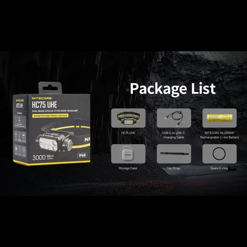 NITECORE HC75 UHE  Headlamp