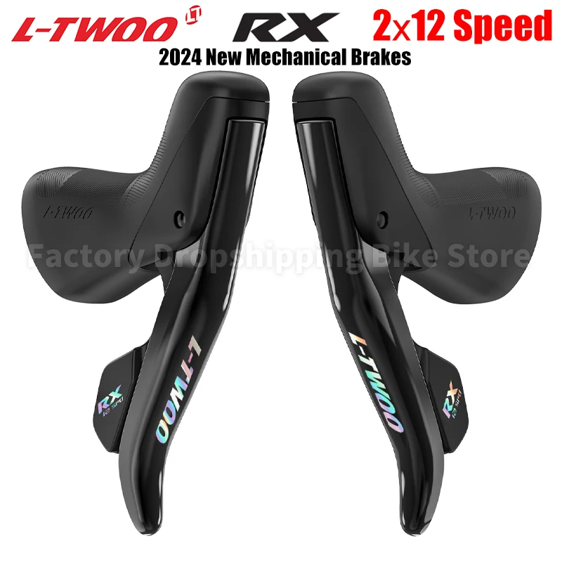 LTWOO 2024 New RX Road Bike Shifters 2x12 Speed Mechanical Brake Dual Control Lever ST-R5012 Aluminium Original Bicycle Parts