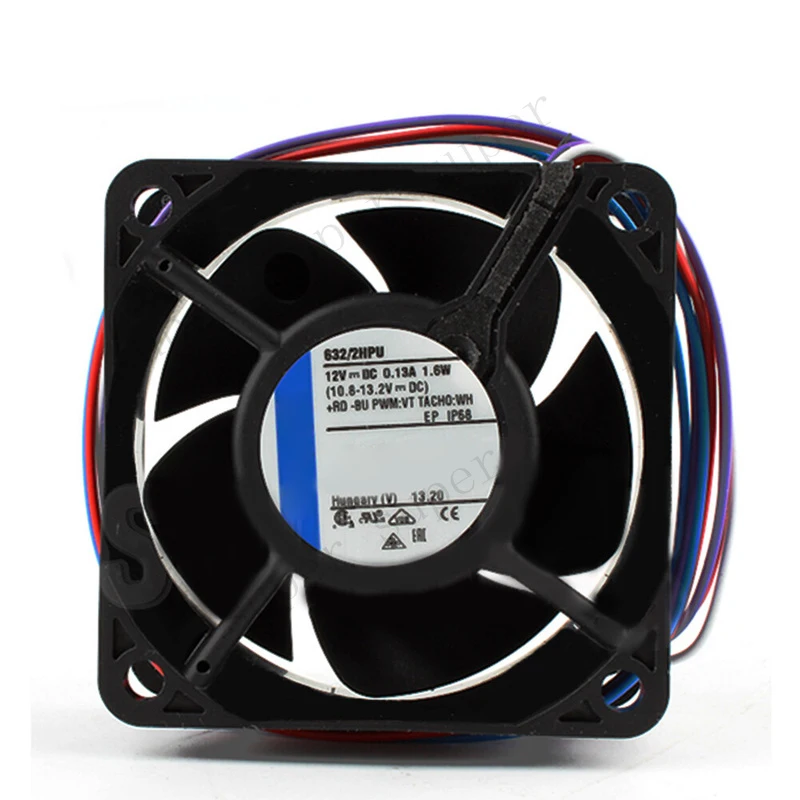 

S+ 12V 0.13A 1.6W Cooling Fan for 632/2HPU 60*60*25mm