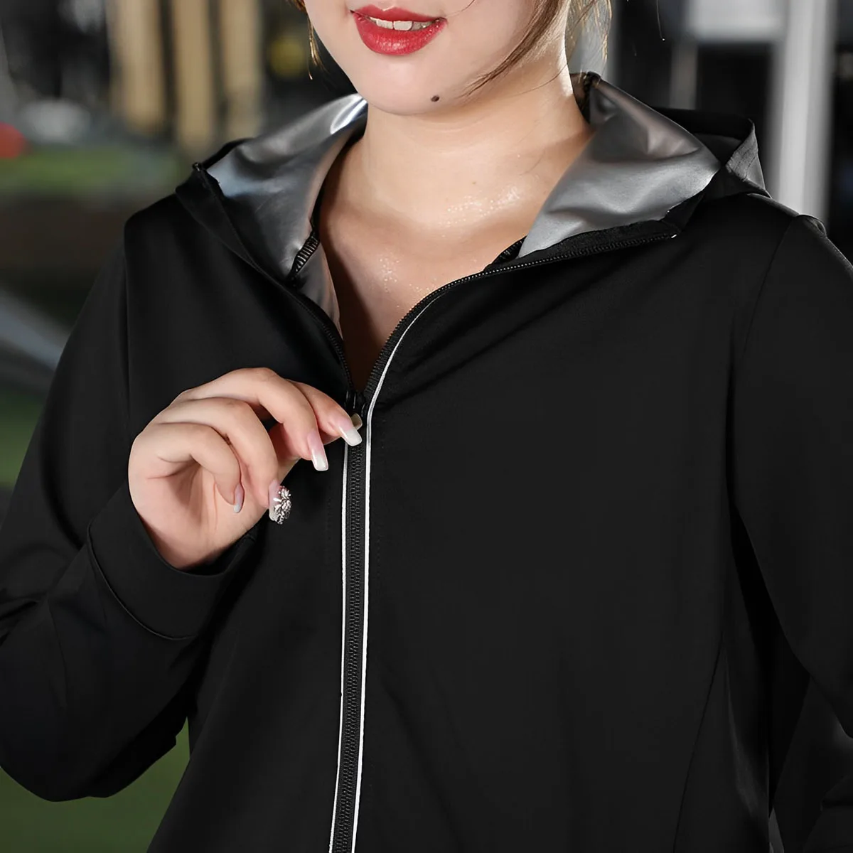 Women Sauna Suit Fitness Weight Loss Sweating Clothes Gym Sportwear Sets Female Quick Dry Slimming Tracksuit