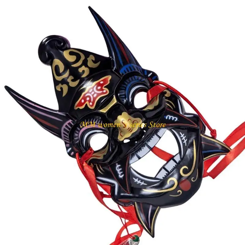 Q39C Handgeschilderd masker Halloween Cosplay Mask Masker Kostuumdecoratie Maskerade Masker voor vrouwen Men Maskerade Halloween