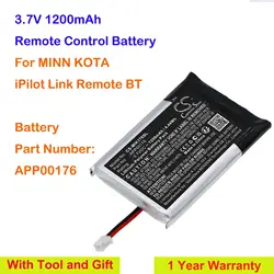 Cameron Sino 3.7V 1200mAh Remote Control Battery APP00176 for MINN KOTA iPilot Link Remote BT +Tool