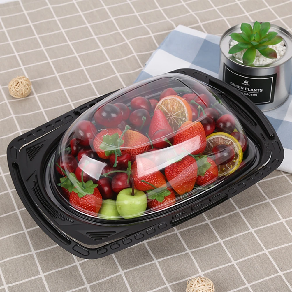 

5 PCS Handle Packaging Box Roasted Turkey Container Meal Prep Containers Food Handheld Lunch