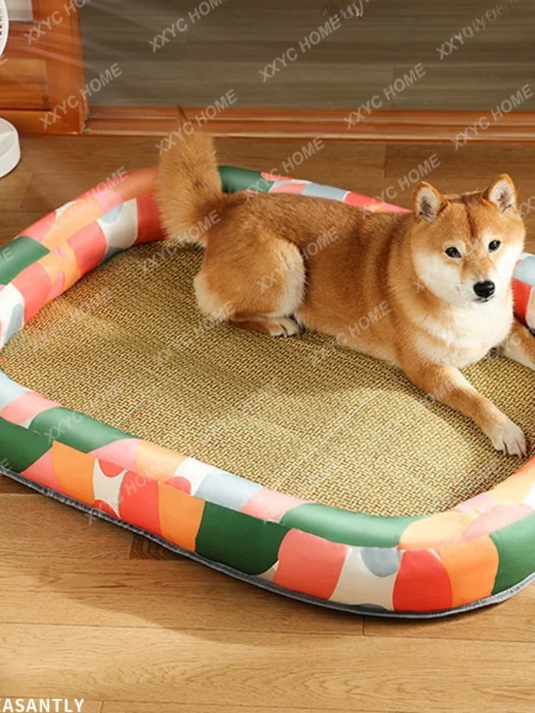 

Kennel Cat Nest Summer Cool Nest Mat Summer Ice Nest Dog Bed Pet Teddy Sleeping Supplies Four Seasons Universal