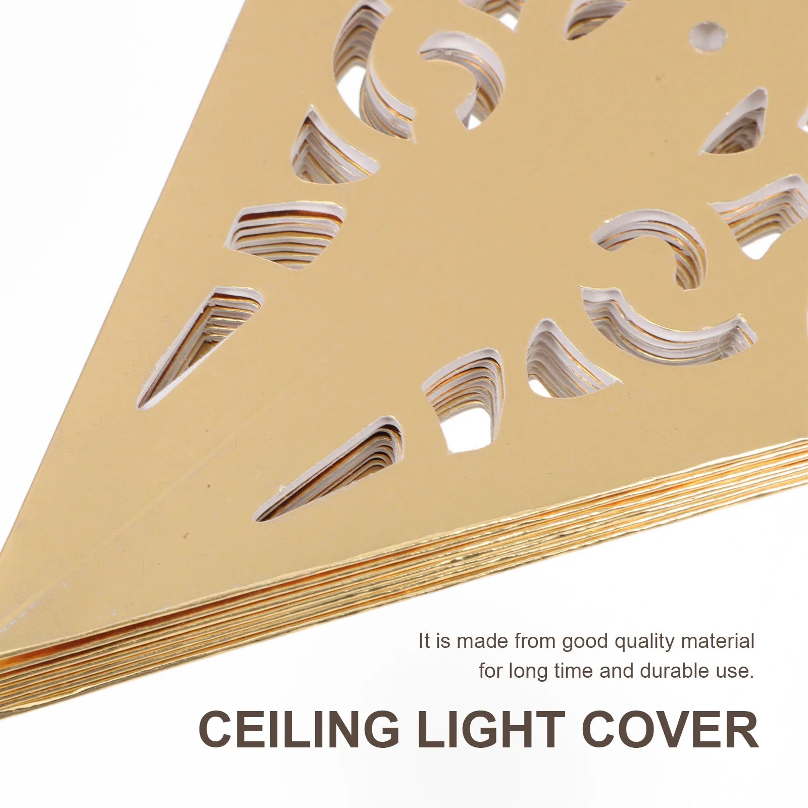 

2pcs Seven Pointed Star Lampshade Foldable Golden Paper Light Cover For Ceiling Home Decor Xmas Party Lamp Decor Creative Star