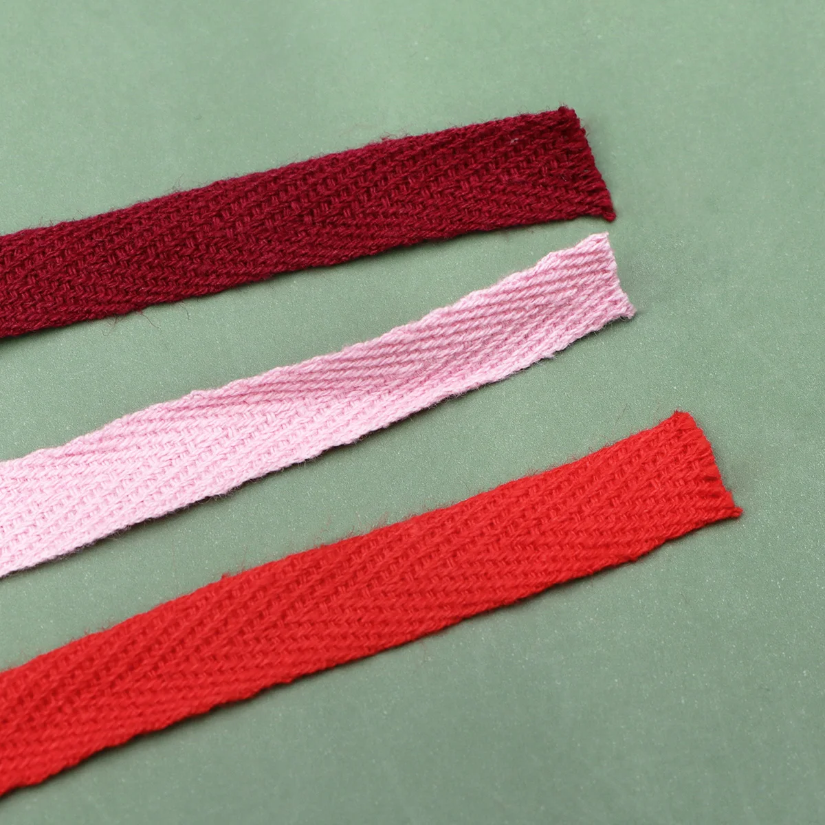 

3pcs Cotton Weaving Ribbon Rope Set Twill Braid Wrapping Band for Gift Home Wedding Decor Hanging Pendant Gardening