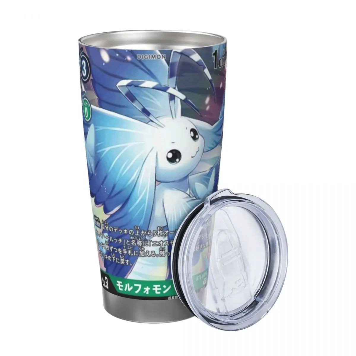 Digimon 20oz Cup Large Capacity Car Mug Leak-proof Juice Coffee Cup Food Grade