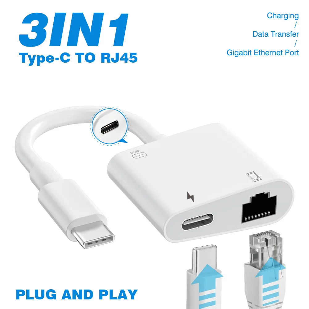 2 In 1 Type C To Et…