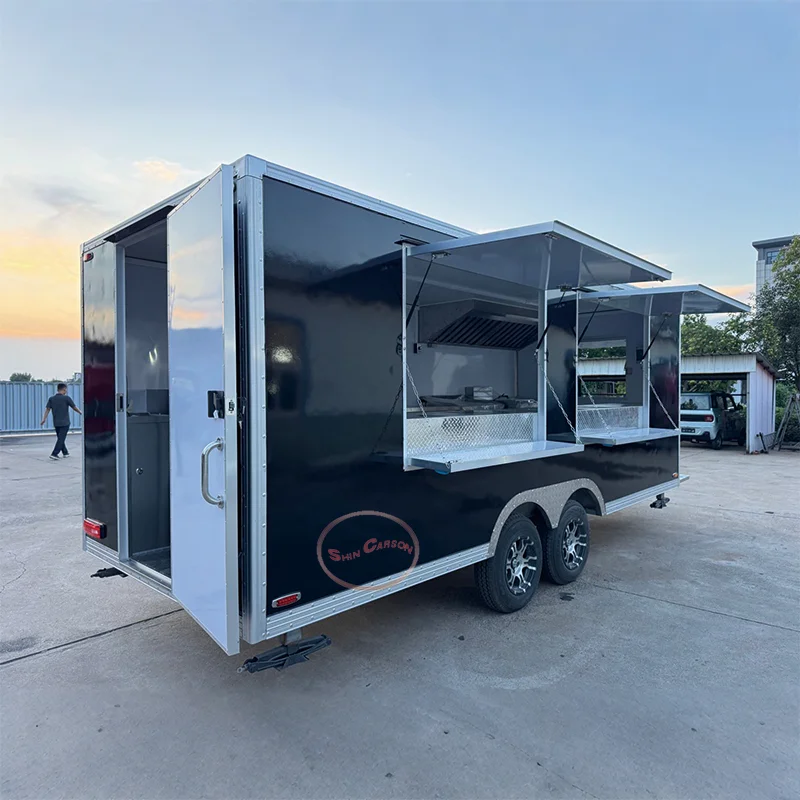 

Food Truck Cart Pizza Burger Ice Cream Coffee Custom Food-truck Van Manufacture for Sale