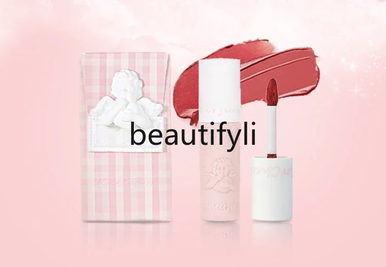 

"Mirror lip glaze matte lipstick niche brand lipstick milk tea color lip gloss