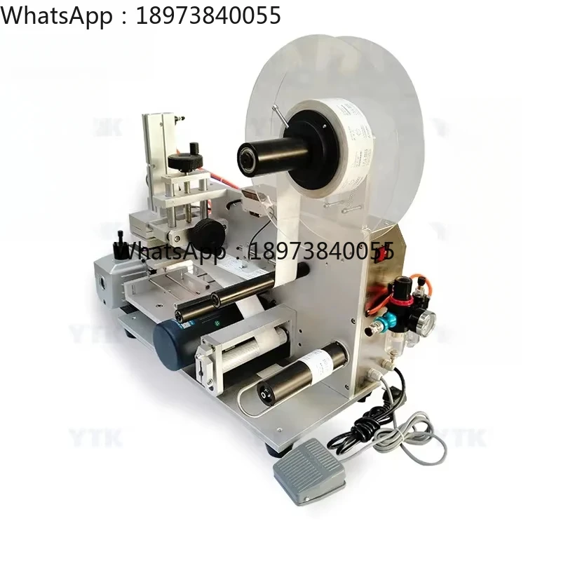 

YTK-60 Factory Supply Semi Automatic Surface Label Applicator Flat Square Bottle Labeling Machine