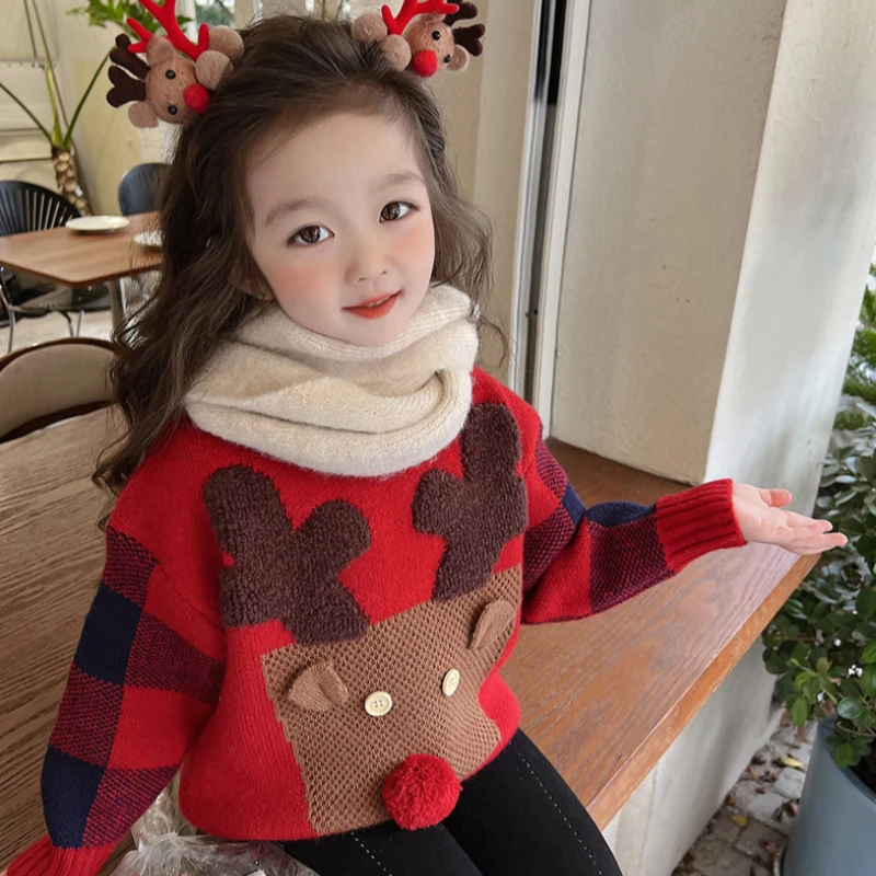 Knitted Sweater for Boys Baby Jumpers Knitted Sweater Kids Pullover Cartoon Autumn Newborn Sweater Boys Winter Clothes image 3