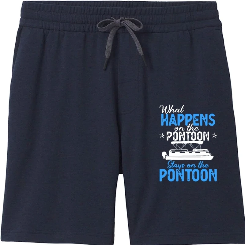 

Мужские шорты W Happens On Pontoon Stay Funny понтонные лодки подарок для влюбленных крутой хлопковый дизайн крутой модный мужской крутой летний