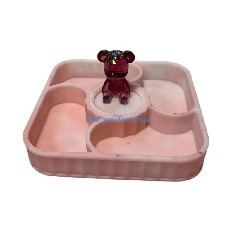 

HX6F Versatile Silicone Fruit Tray Mold DIY Fruit Storage Box Molds Hand-Making Tools