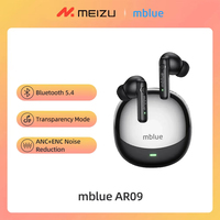 100% Original Meizu Meilan mblue AR09 Bluetooth 5.4 Earphones ENC And ANC Noise Reduction  Wireless Earphones Hifi Sound Earbuds