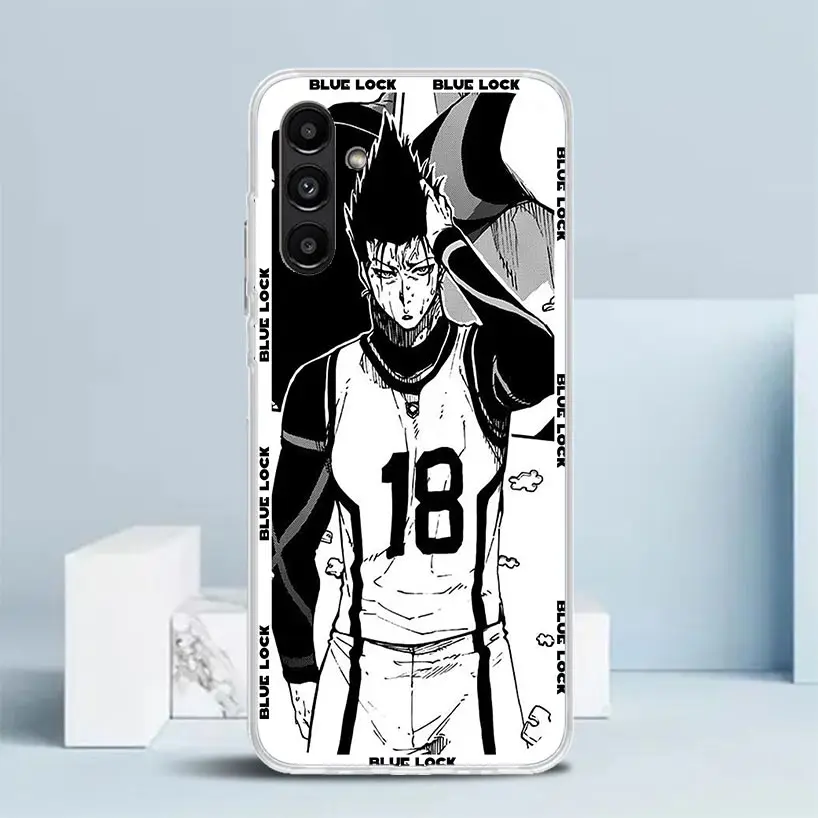 Anime Blue Lock Phone Case For Samsung Galaxy A17 A37 A57 A16 A15 A14 A13 A56 A55 A54 A53 A36 A35 A34 A33 A26 A25 A24 A23 Galaxy
