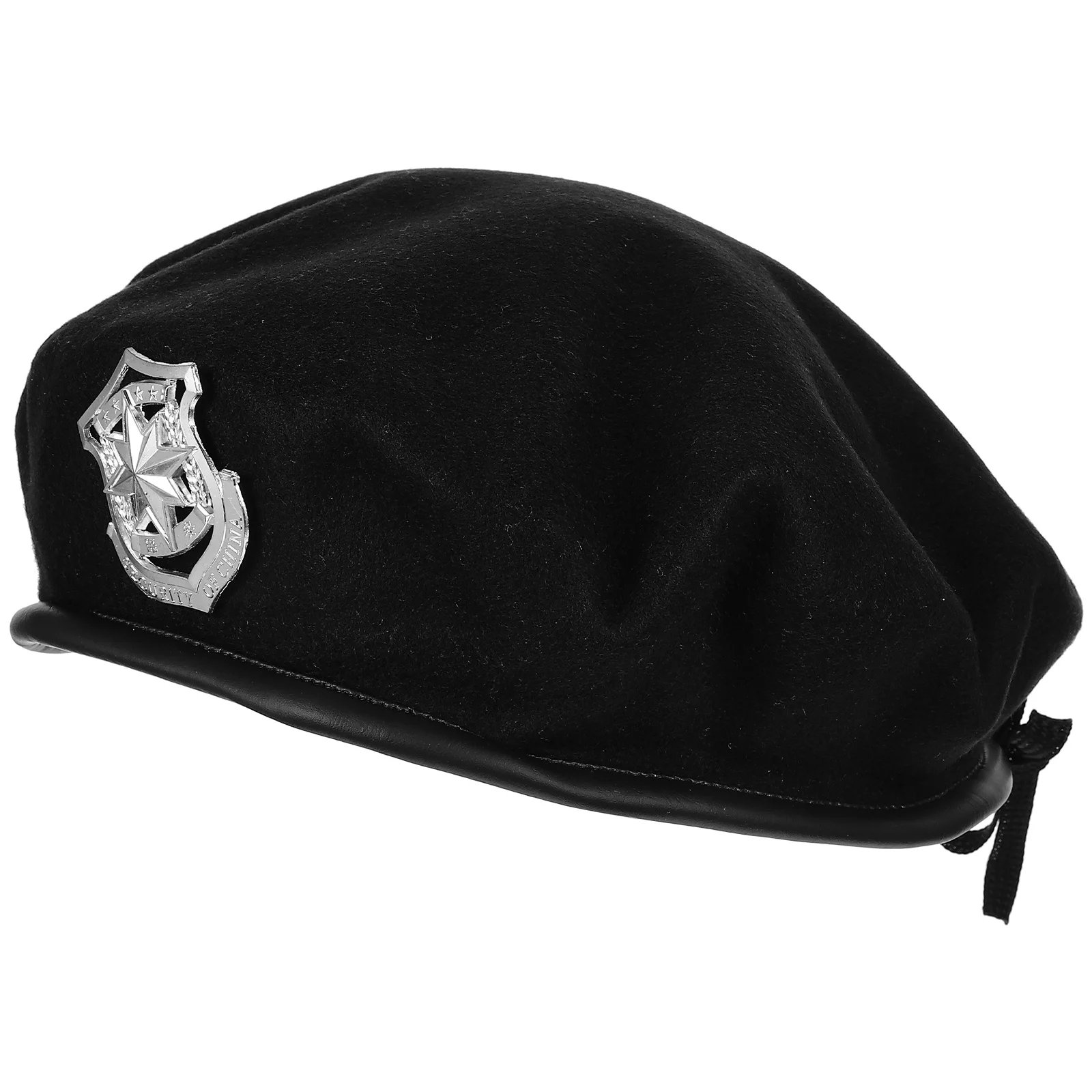 

Beret Hats for Women Vintage Ladies Woolen Retro Street Cap Adjustable Headgirth Rope Soft Breathable Material