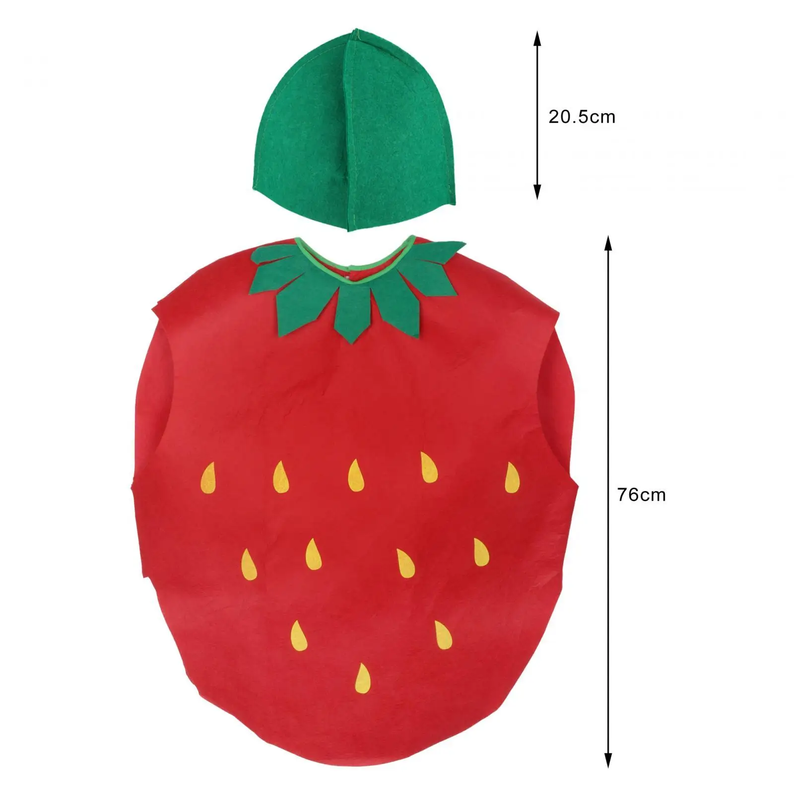 Fruit Costume Portable Cartoon Cosplay for Holidays Fancy Dress Masquerade