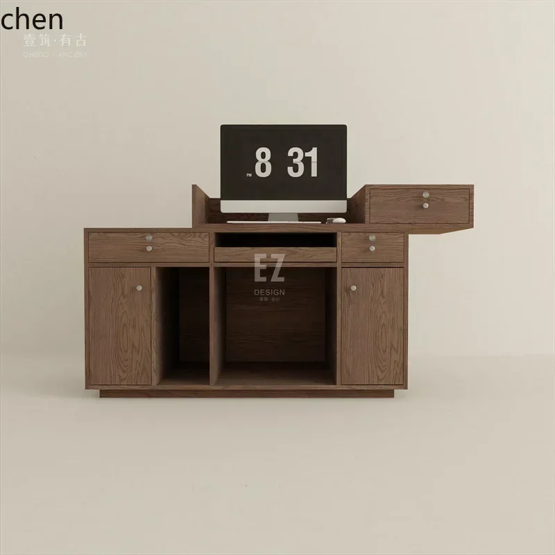 c6-9 Company Clothing Store Cashier Counter Shop Milk Tea Shop Institutional Beauty Salon Bar Table