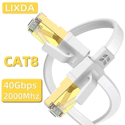 Cavo Ethernet Cat 8 40Gbps cavo di rete Internet ad alta velocità RJ45 cavo Patch LAN per Modem Router Gaming PC Cable Ethernet Cat8