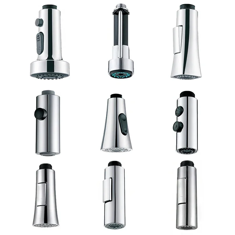 

Кухонный выдвижной смеситель, насадка-распылитель, 3 режима, ABS, экономия воды, раковина для ванной комнаты, распылительная головка для душа для подключения 1/2 дюйма