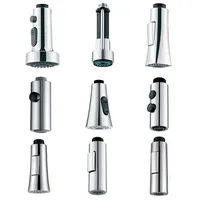 Kitchen Pull Out Faucet Sprayer Nozzle 3 Modes ABS Water Saving Bathroom Basin Sink Shower Spray Head for 1/2\