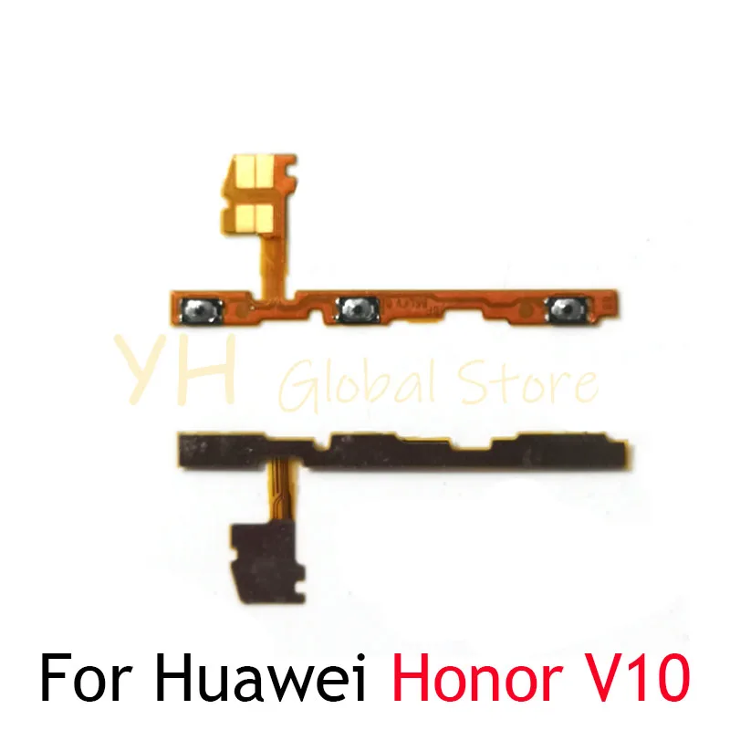 

10PCS For Honor V9 V10 V20 V30 V40 Pro Play Power On Off Switch Volume Side Button Flex Cable Repair Parts