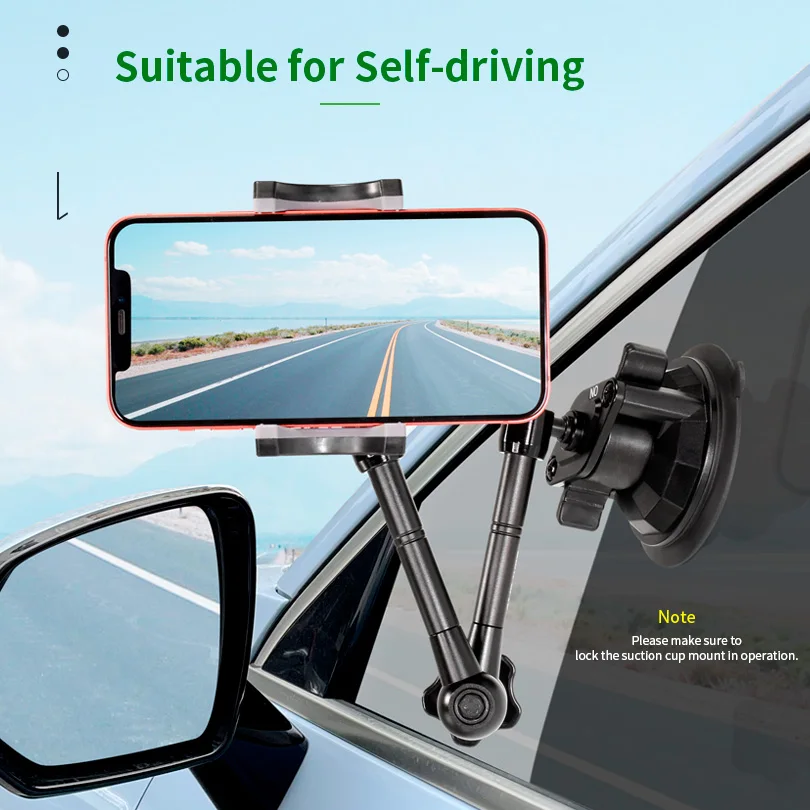 VMA-01 Car Magic Arm Suction Cup Phone Holder Universal FlexibleBracket Arm Suction Cup Phone Holder