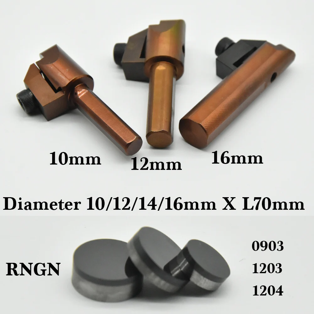 ダイヤモンド PCD CBN PCBN カッター用垂直ねじインサート ホルダー ラウンド ツール ホルダー用プレート RNGN 1204 0903 1/2" フライス加工