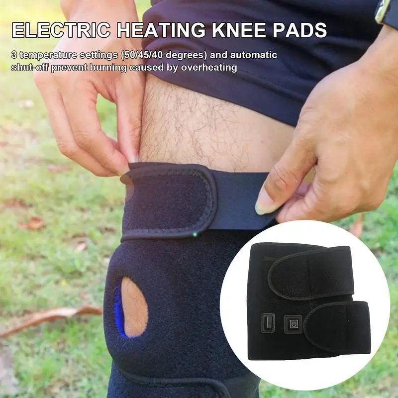 Knee Heating Pad USB Rechargeable Knee Heat Pad With 3 Heating Level Overheat Protection Small Heating Pad Comfortable