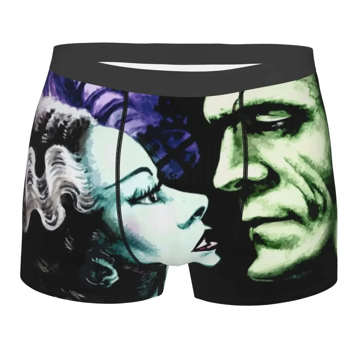 Bride Frankie Monsters In Love Underwear Male Frankenstein Horror Film Boxer Shorts Panties Briefs Breathable Underpants