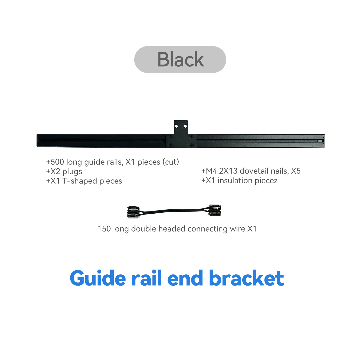 ESL Accessories Full Color LCD Electronic Price Labels' Guide Rail End Bracket LCD Price Tag Installation Accessory