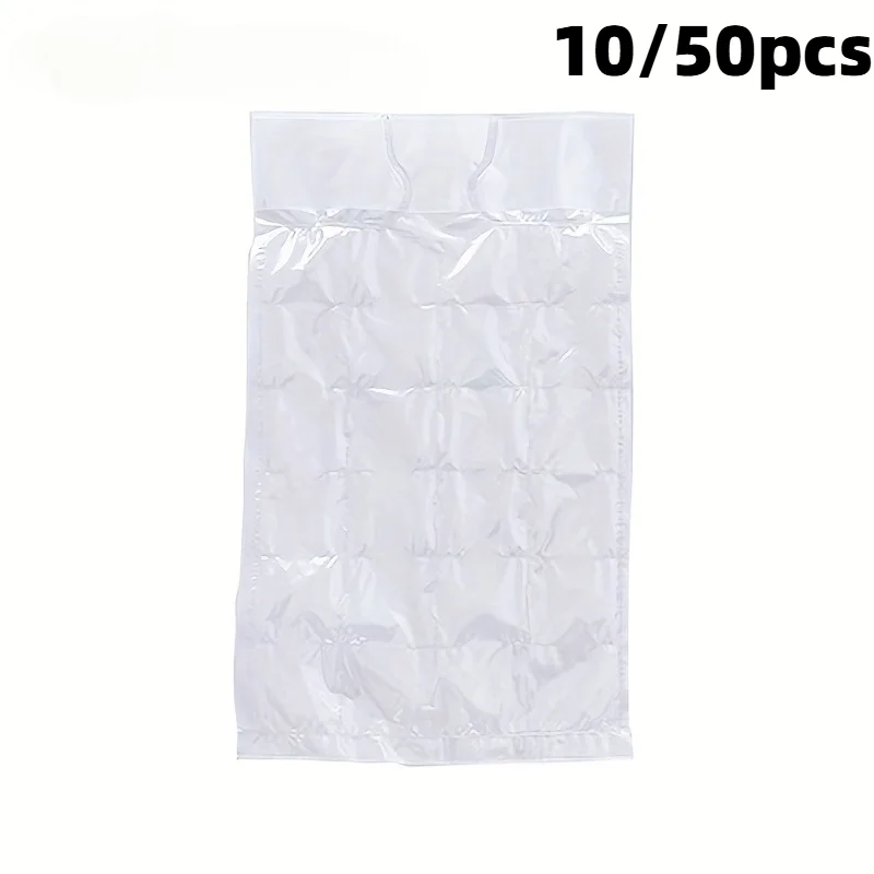 10/50pcs Disposable Self-Sealing Ice Cube Bags Stackable Easy Release Ice Molds for Wine Cocktail Food,Ice Cube Maker.