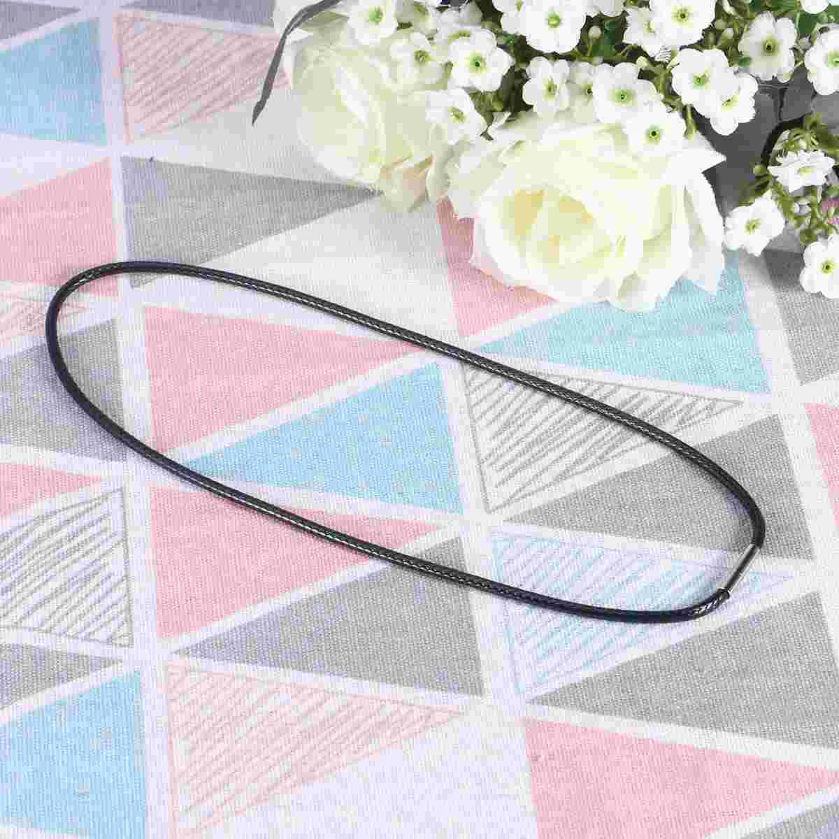 

Chain Necklace Choker Necklaces for Woman Stone Pendant Ropes 15mm Crystal Chains Black Bracelets Women