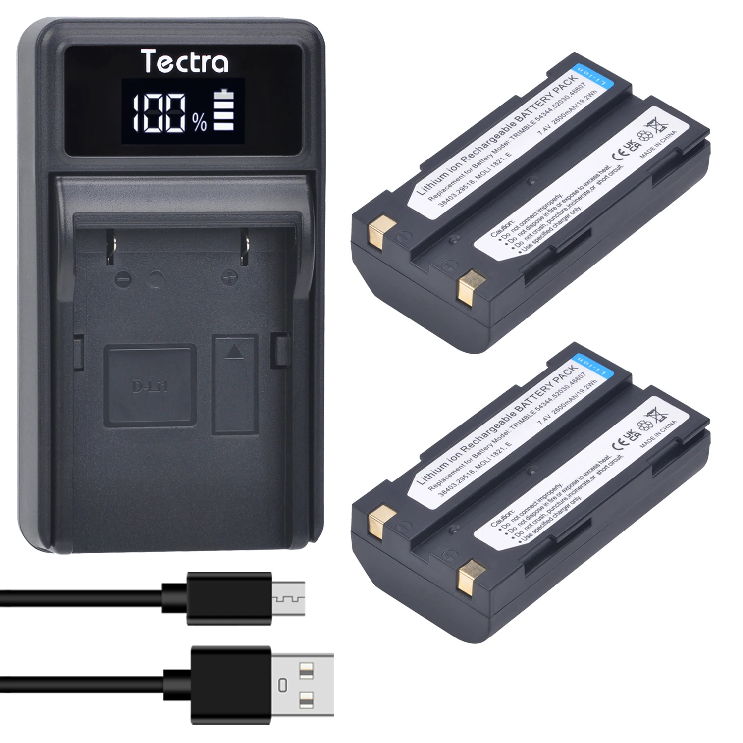 D-Li1 Battery + LED Charger for Pentax Ei-D-Li1 EI-D-BC1 Pentax EI-2000 Trimble 29518 46607 52030 54344 38403 5700 5800 R6 R7 R8