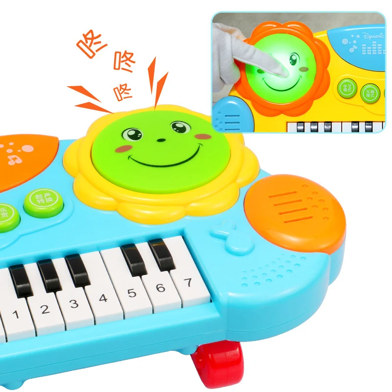 Multi functional Infant Bildung Hand klatschen Trommel kinder Frühe Bildung Spielzeug Elektronische Qin Musik Qin Trommel