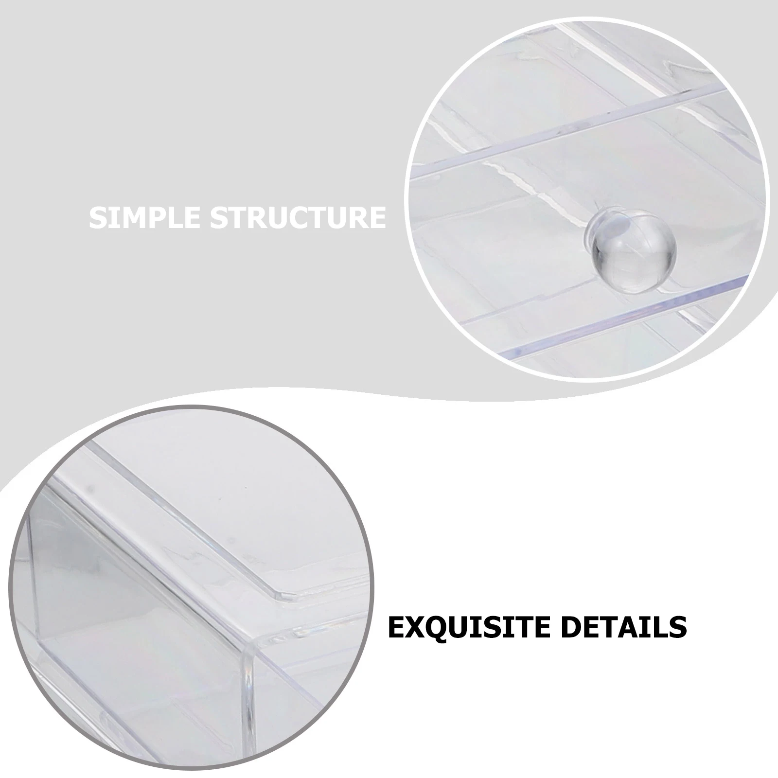 

1pc Storage Box Transparent Makeup Organizer Rack Desktop Multi-Layer Acrylic Holders for Cosmetics Organizing Tidy