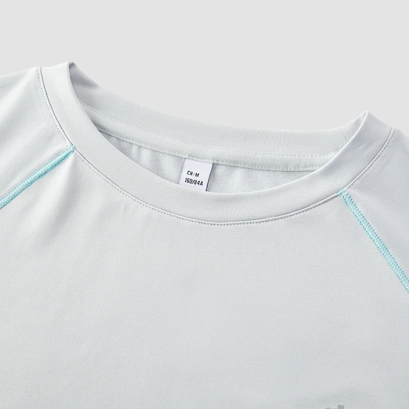 세미르 긴팔 티셔츠 여성용 흡습 속건 패널 아웃도어 2025 겨울 라글란 소매 플리스 트렌디 여성 상의