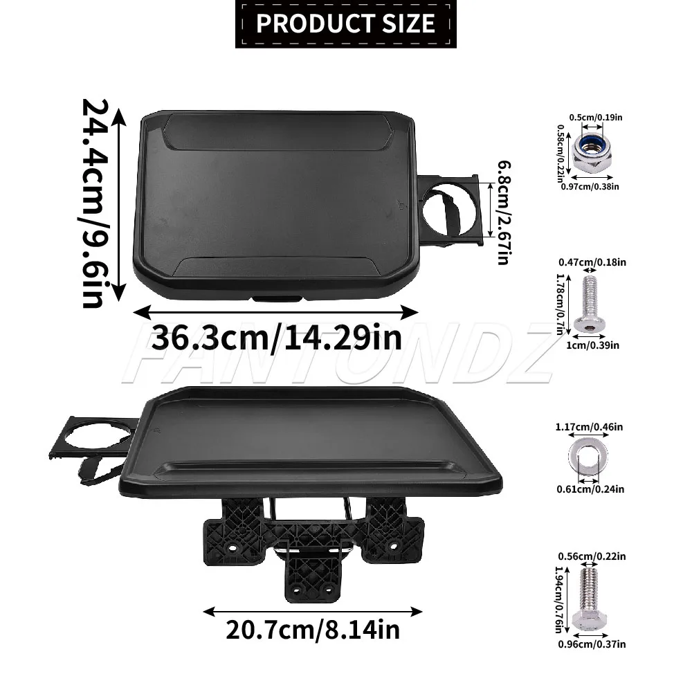 5TD881861 5TD881862 Für VW Tiguan MK2 Touran L Passat B8 2016-2023 Auto-Rücksitz-Klapptisch mit Getränkehalter – Detail 2