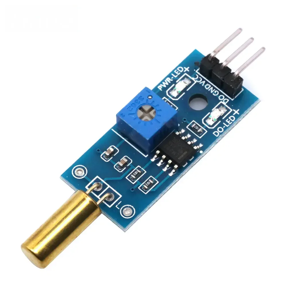 Modul Sensor Deteksi Getaran Kemiringan Cerdas dengan Sakelar Alarm untuk Proyek Robotika Arduino
