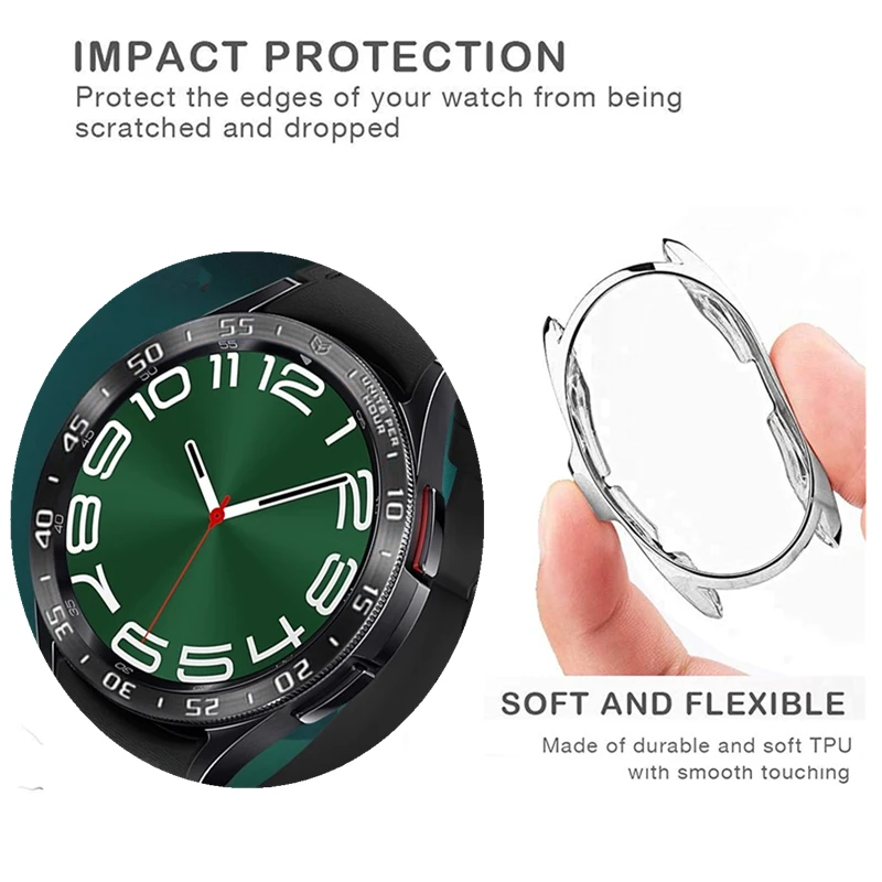 Case+Tempred Glass+Bezel Ring+Metal Strap For Samsung Galaxy Watch 5 Pro 6 4 Classic 46mm 42mm 46mm 43mm 47mm Protective Frame