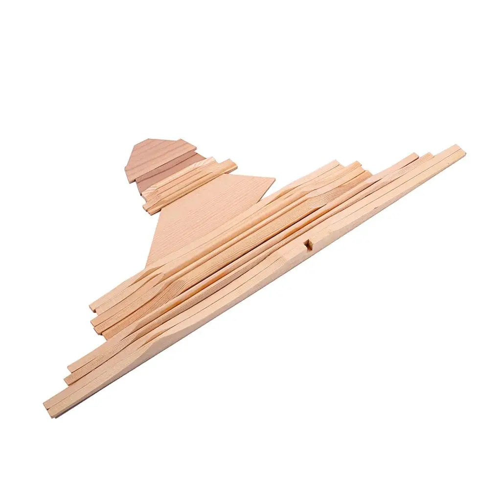 17pcs Spruce Brace Wood Kit for Acoustic Folk Guitar Luthier DIY Supplies #1