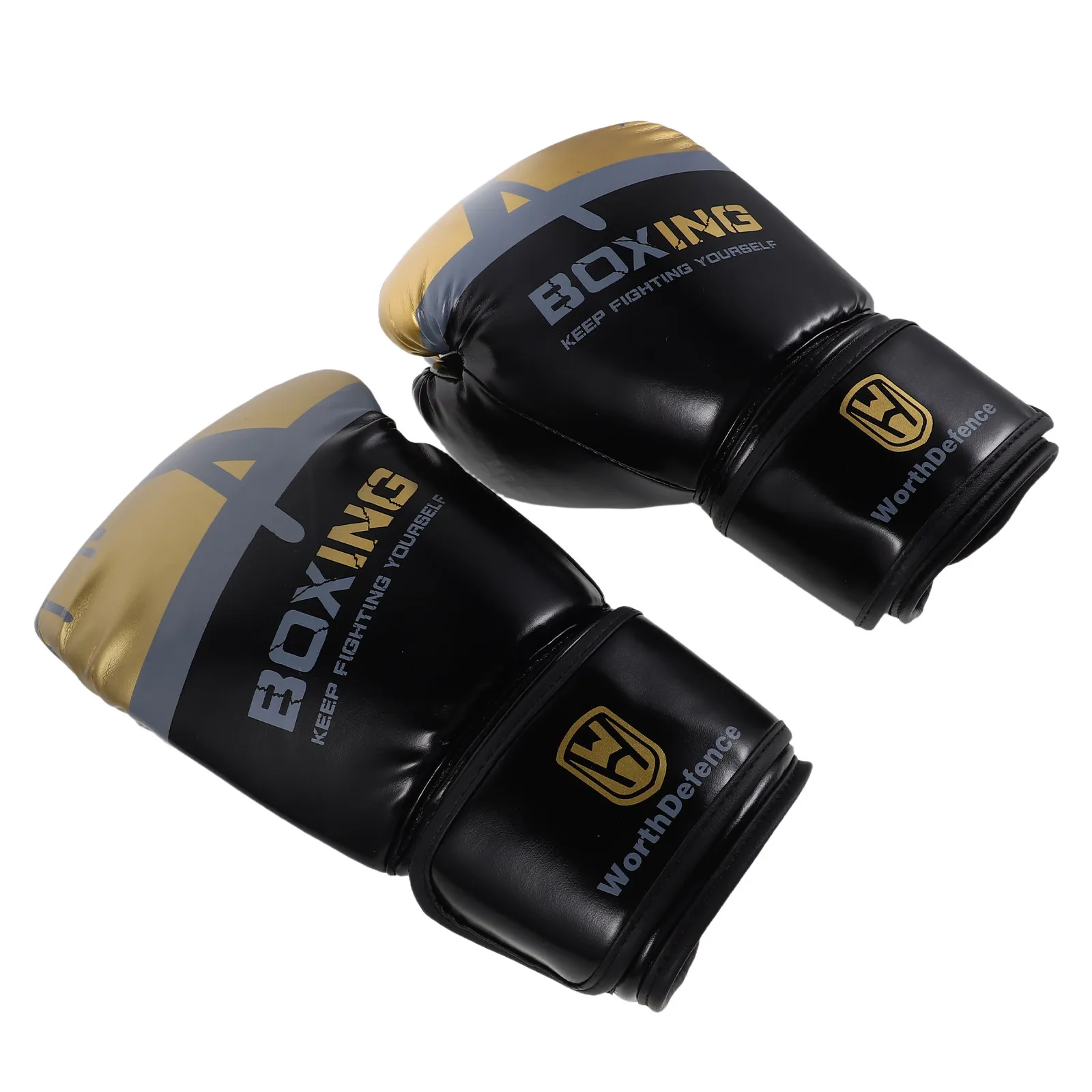 

1Pair Unisex Boxing Gloves Breathable Padded Training Gloves with Hook-and-Loop Wrist Support for Sparring Kickboxing Muay Thai