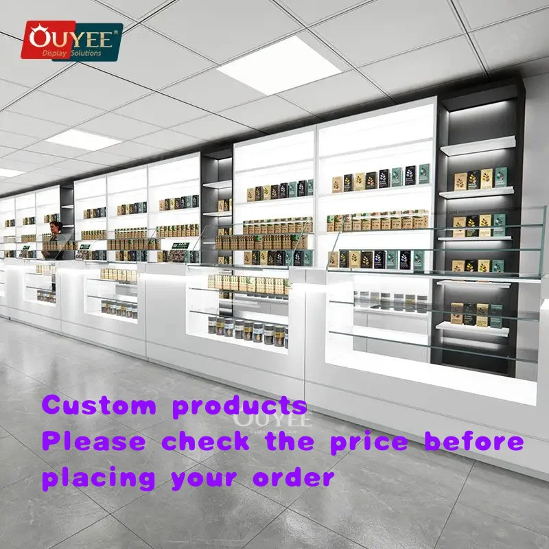 custom.China Supplier Shelves Shop Heavy Duty Retail Plywood Smoke Shop