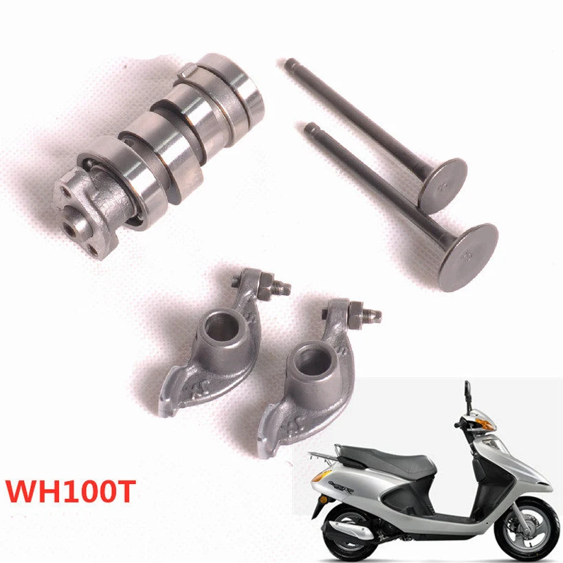 For WH100T-H-F-G SCR100 GCC100 SDH100 Motorcycle Camshaft Engine Valves Rocker for Sundiro Honda Wuyang Scooter of Engine Parts