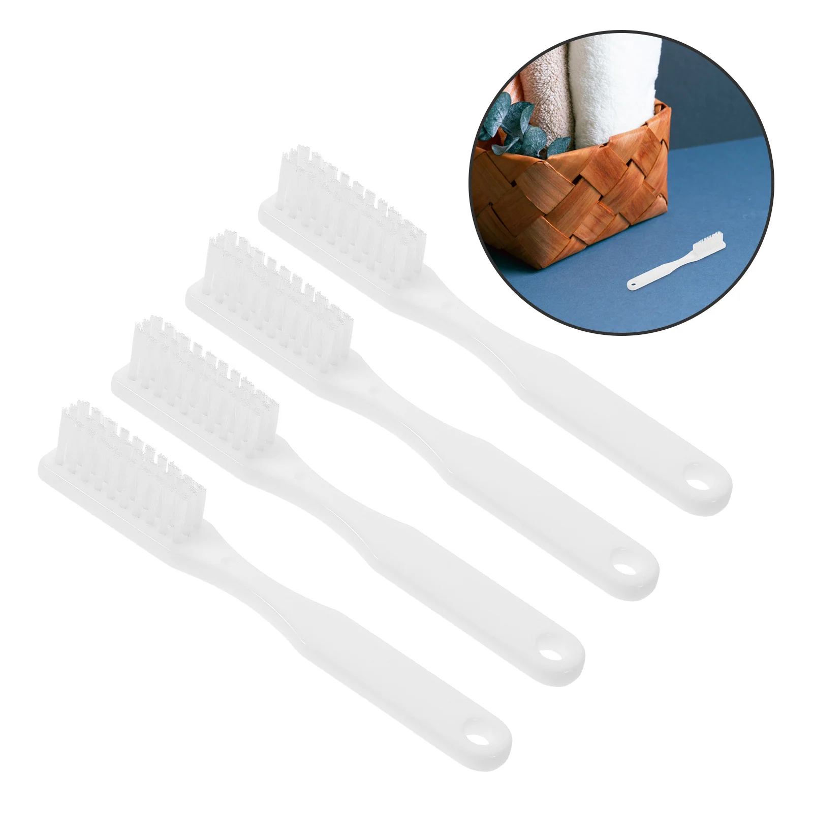 

20Pcs Finger Toothbrush Short Handle Prison Mini Toothbrush Set Soft Bristles Portable Oral Cleaning Brush Prison Toothbrushes