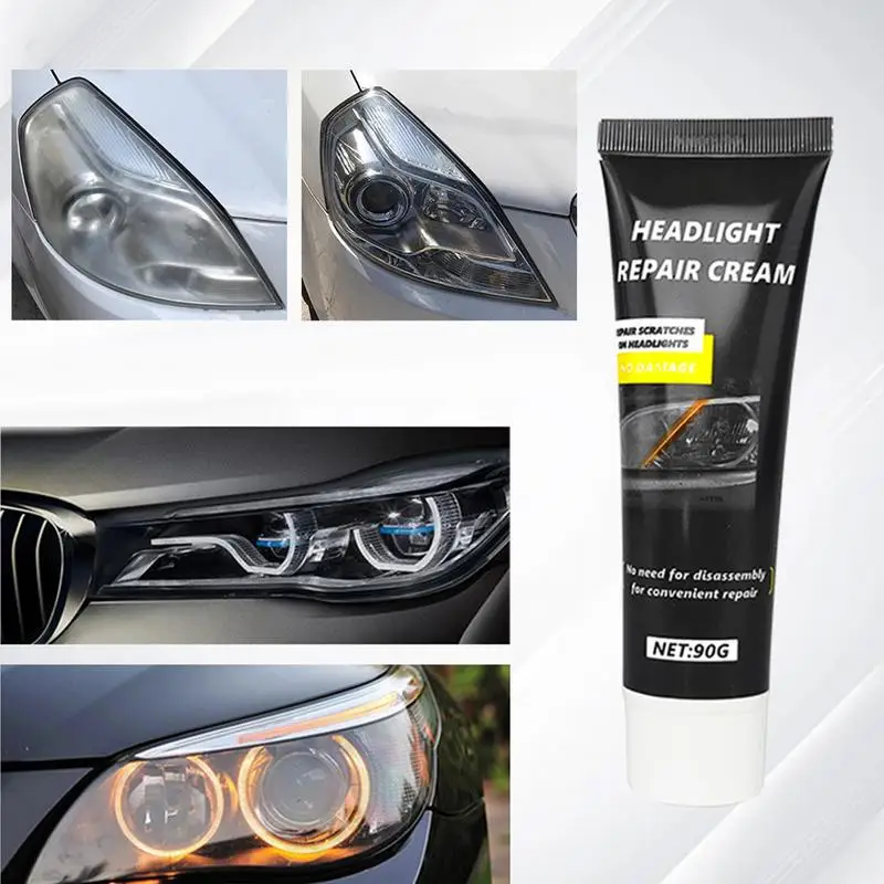 Headlight Restoration Liquid Car Paint Care Refurbish Agent Auto Maintenance Liquid Remove Scratches Cloudiness