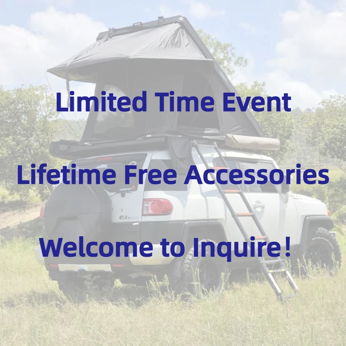 Tienda de techo delgada y ligera a precio de fábrica, tienda de campaña de aluminio para techo de coche, tienda de techo de carcasa dura para coche