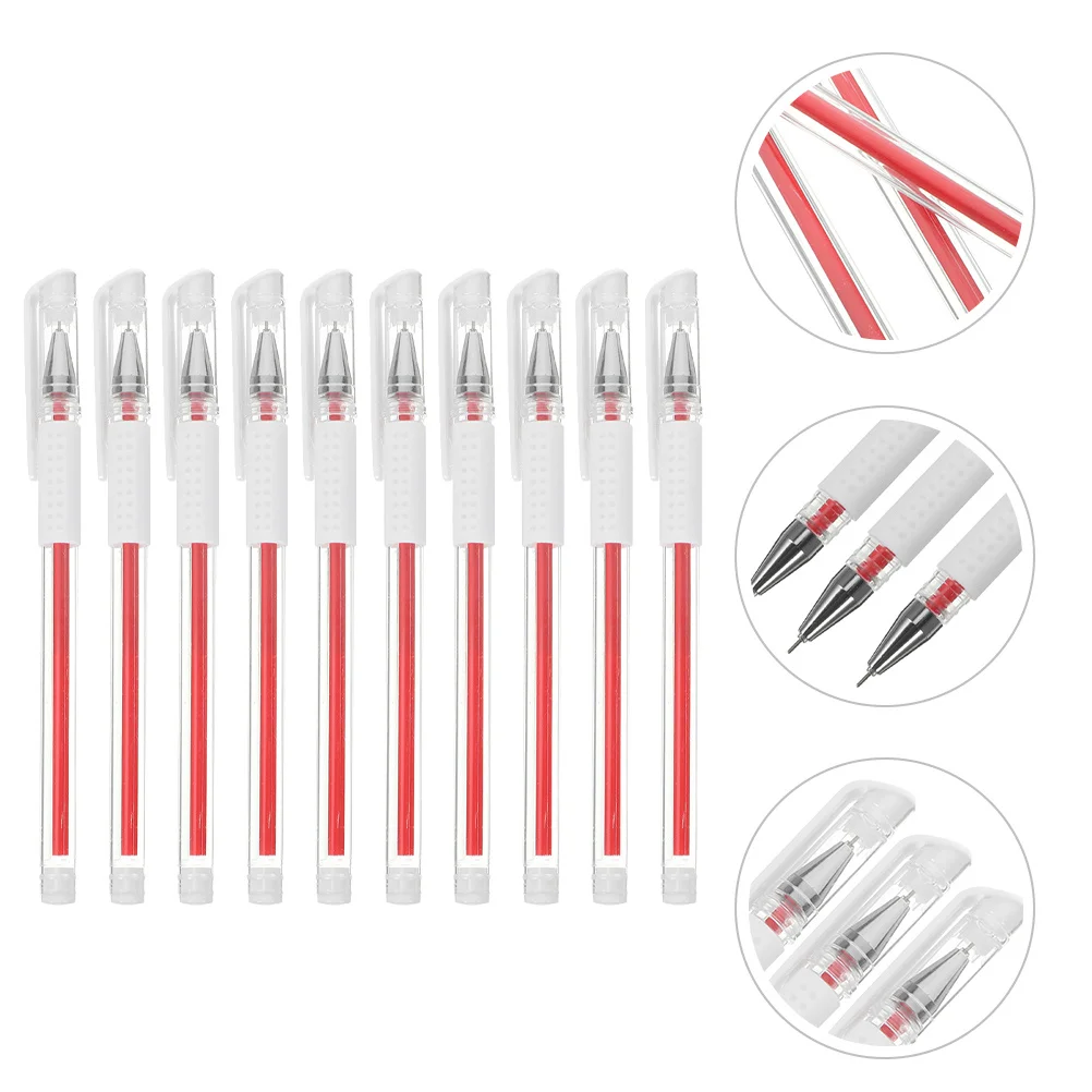 10 قطع من قلم تحديد الجلد المقاوم للماء، قلم تحديد محمول لأداة تحديد موضع الوشم والشفاه والحواجب